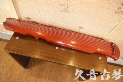 运城市●久音古琴  ●典藏系列  20230608[红洒金伏羲]